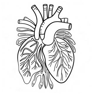 Circulatory System Diagram Coloring Page 72852-58514