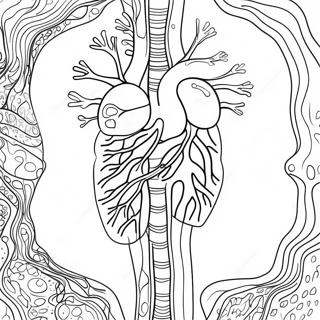 Circulatory System Diagram Coloring Page 72852-58515