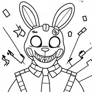 Glitchtrap Coloring Page 72922-58568