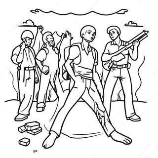 All Of Us Are Dead Action Scene Coloring Page 72953-58597