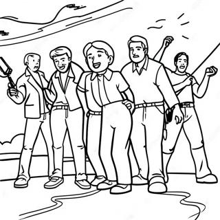 All Of Us Are Dead Action Scene Coloring Page 72953-58599