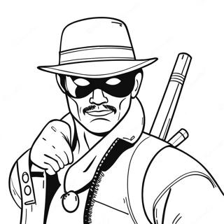 Robber Coloring Page 72962-58608