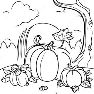 Fall Bible Coloring Page 7301-5991