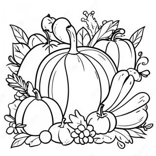 Thankful Harvest Bible Coloring Page 7302-5995