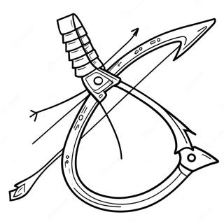 Minecraft Bow And Arrow Coloring Pages