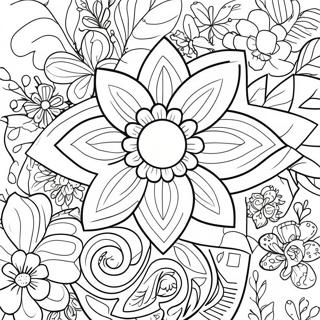 Flowering Ideas Coloring Pages