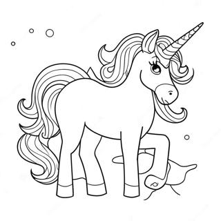 Dot To Dot Unicorn Coloring Page 73053-58675