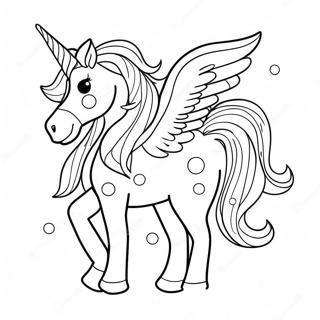 Dot To Dot Unicorn Coloring Page 73053-58676