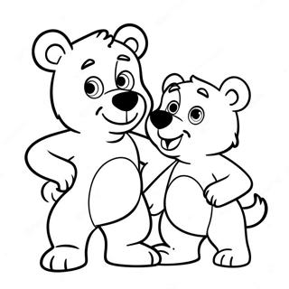 Goldie And Bear Coloring Page 73062-58683