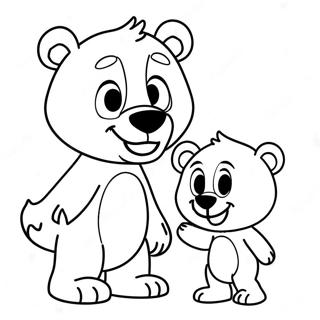 Goldie And Bear Coloring Page 73062-58684