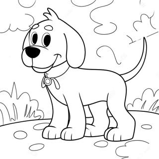 Clifford And Emily Elizabeth Coloring Pages