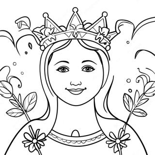 May Crowning Coloring Page 73092-58707