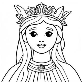 May Crowning Coloring Page 73092-58708