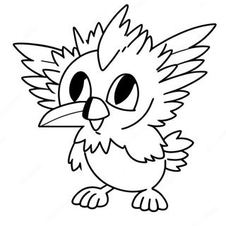 Zapdos With Thunderbolts Coloring Page 73113-58724