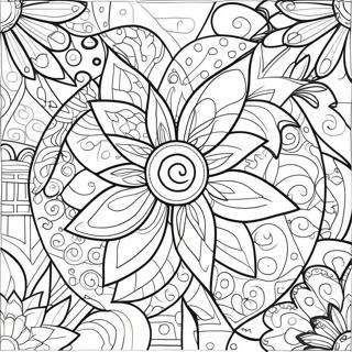 Colorful Pin Wheel Patterns Coloring Page 73152-58752