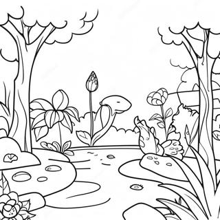 Garden Of Banban Coloring Pages