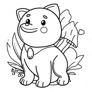 Nab Nab Coloring Pages