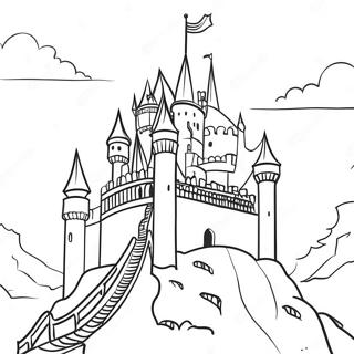 Majestic Castle Tower Coloring Page 73213-58804