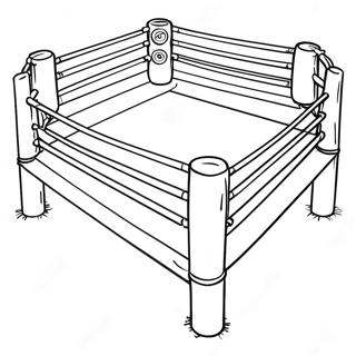 Boxing Ring Coloring Page 7321-6010