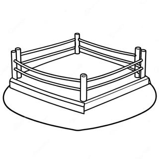 Boxing Ring Coloring Page 7321-6200