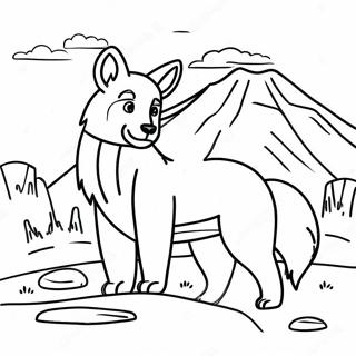 Mountain Animals Coloring Pages