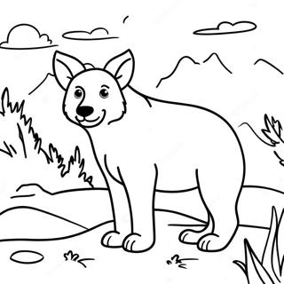 Mountain Animals Coloring Page 73222-58808