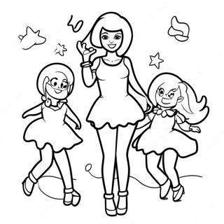 Julie And The Phantoms Coloring Page 73232-58814