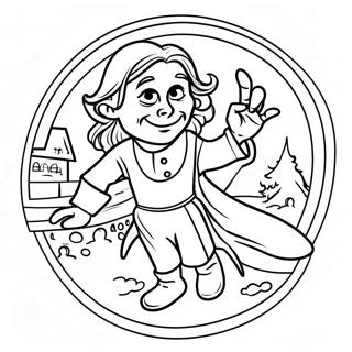 Magical Rumpelstiltskin Spinning Gold Coloring Page 73253-58833