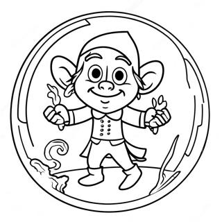 Magical Rumpelstiltskin Spinning Gold Coloring Page 73253-58835