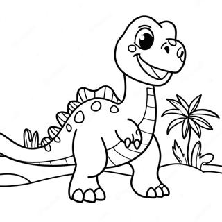 Rex The Friendly Dinosaur Coloring Page 73263-58844