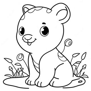 Cute Baby Animals Coloring Page 73292-58864