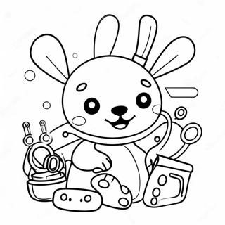 Toodles With Colorful Gadgets Coloring Page 73303-58872