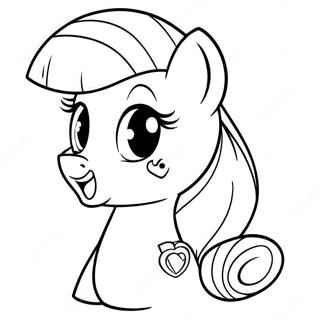 Rarity Coloring Page 7331-6014