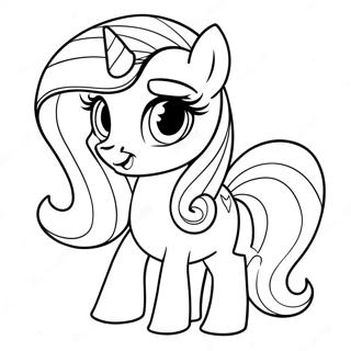 Rarity Coloring Page 7331-6205