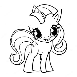 Rarity Coloring Page 7331-6206