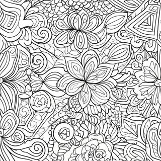 Tessellation Patterns Coloring Page 73332-58895