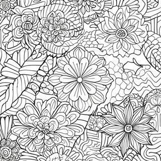 Tessellation Patterns Coloring Page 73332-58896