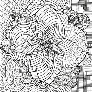 Geometric Tessellation Coloring Page 73333-58898