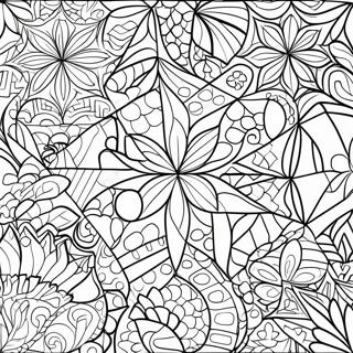 Geometric Tessellation Coloring Page 73333-58900