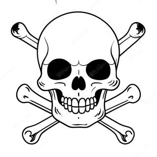 Skull And Crossbones Coloring Pages