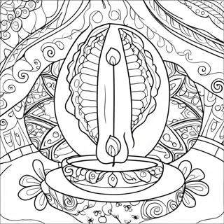 Diya Coloring Page 73372-58926