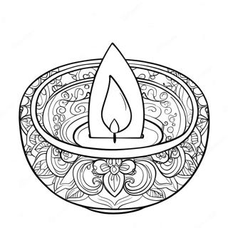 Diya Coloring Page 73372-58928