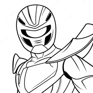 Mighty Morphin Green Ranger Coloring Page 73383-58937