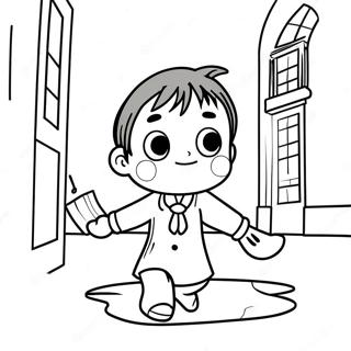 Hanako Kun In Haunted School Coloring Page 73403-58954