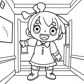 Hanako Kun In Haunted School Coloring Page 73403-58955