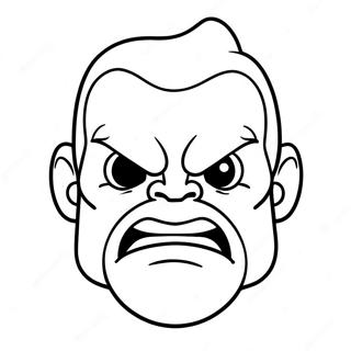 Angry Face I Hate You Coloring Page 73423-58970