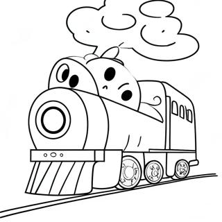 Chubby Train Eater Coloring Page 73463-59001