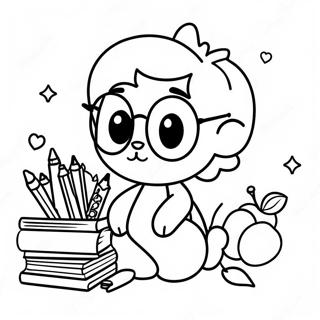 Cute Teacher Appreciation Coloring Page 73502-59030