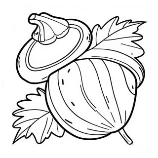 Acorn Coloring Pages