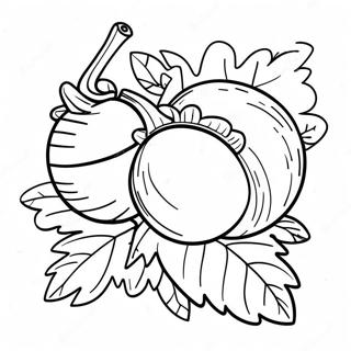 Acorn Coloring Page 7351-6032